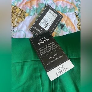 GORGEOUS SPRRING GREEN BRAND NEW JEGGING FIT /LUXE STRETCH DRESS PANT OR CASUAL